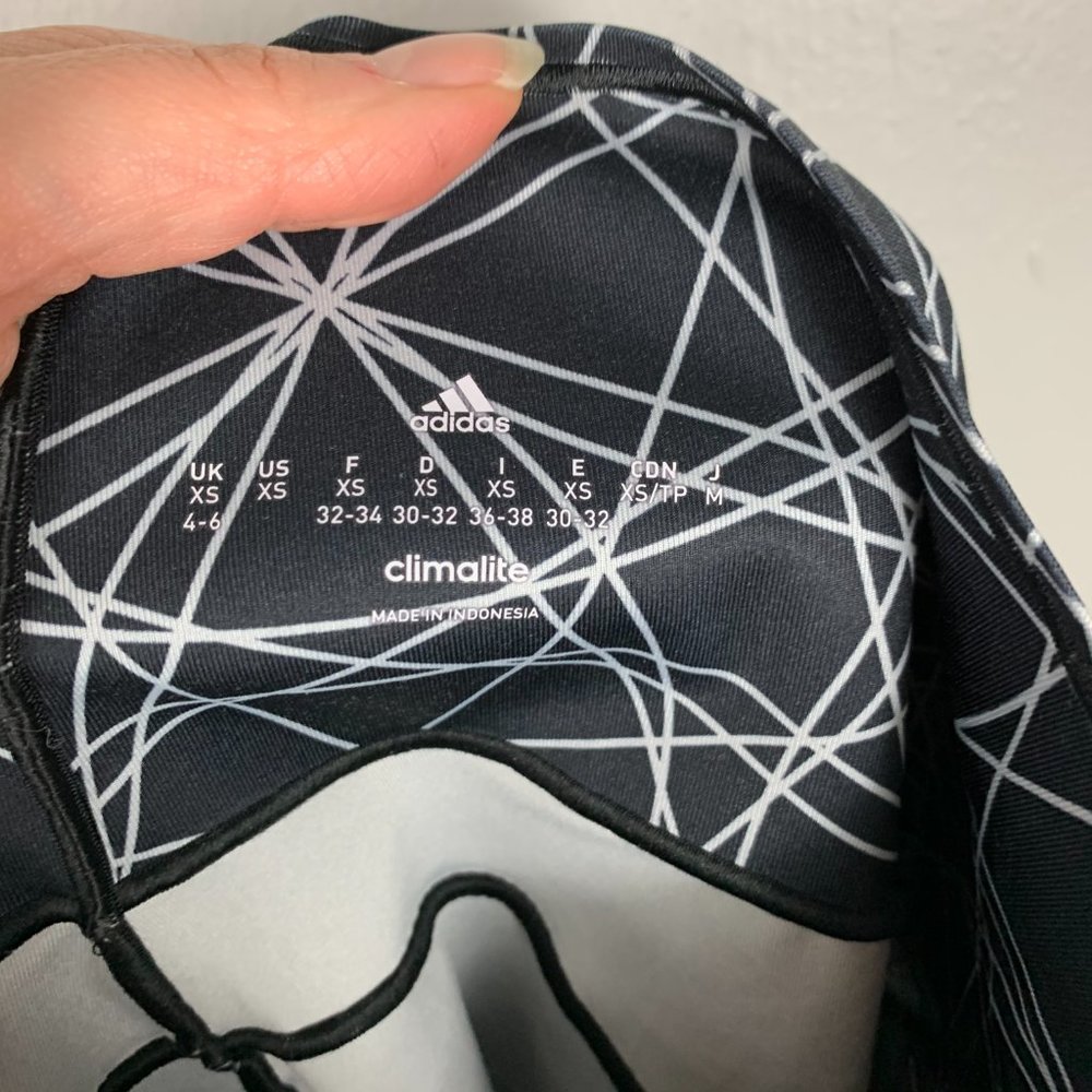 Women's Adidas Climalite 3/4 Workout Leggings XS - Picture 3 of 4